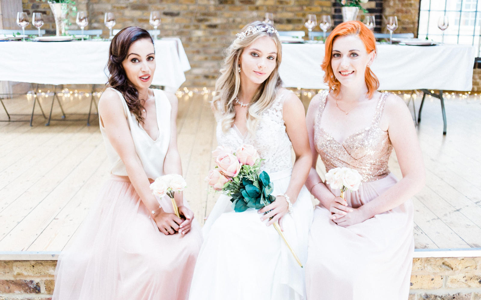 Industrial glamour Styled Shoot Whitewed approved wedding photographer Queen Bea Photography First Option Location Studio Shoreditch London