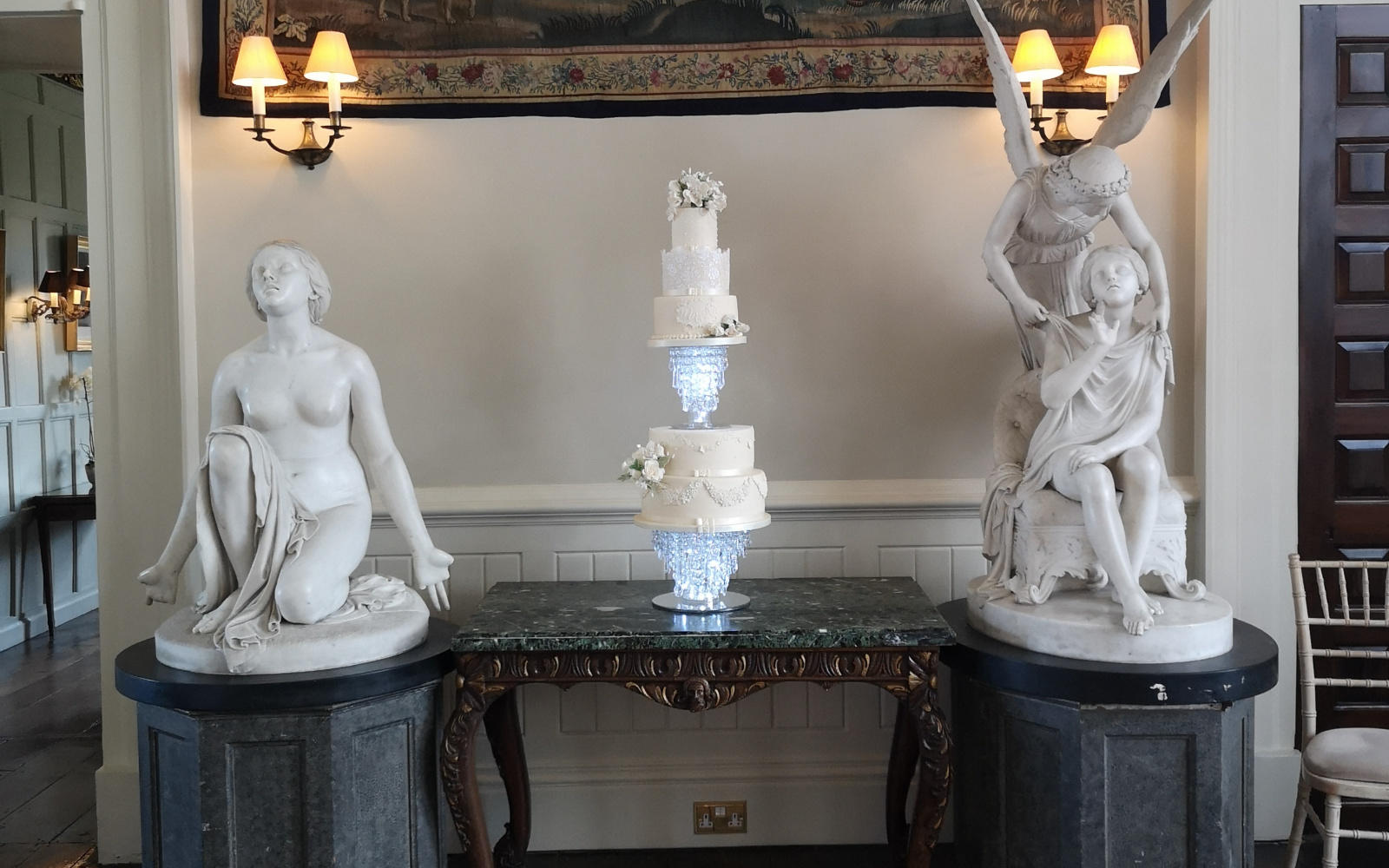 Cakes by Mrs F cake designer Italian Real Wedding Elmore Court Gloucestershire