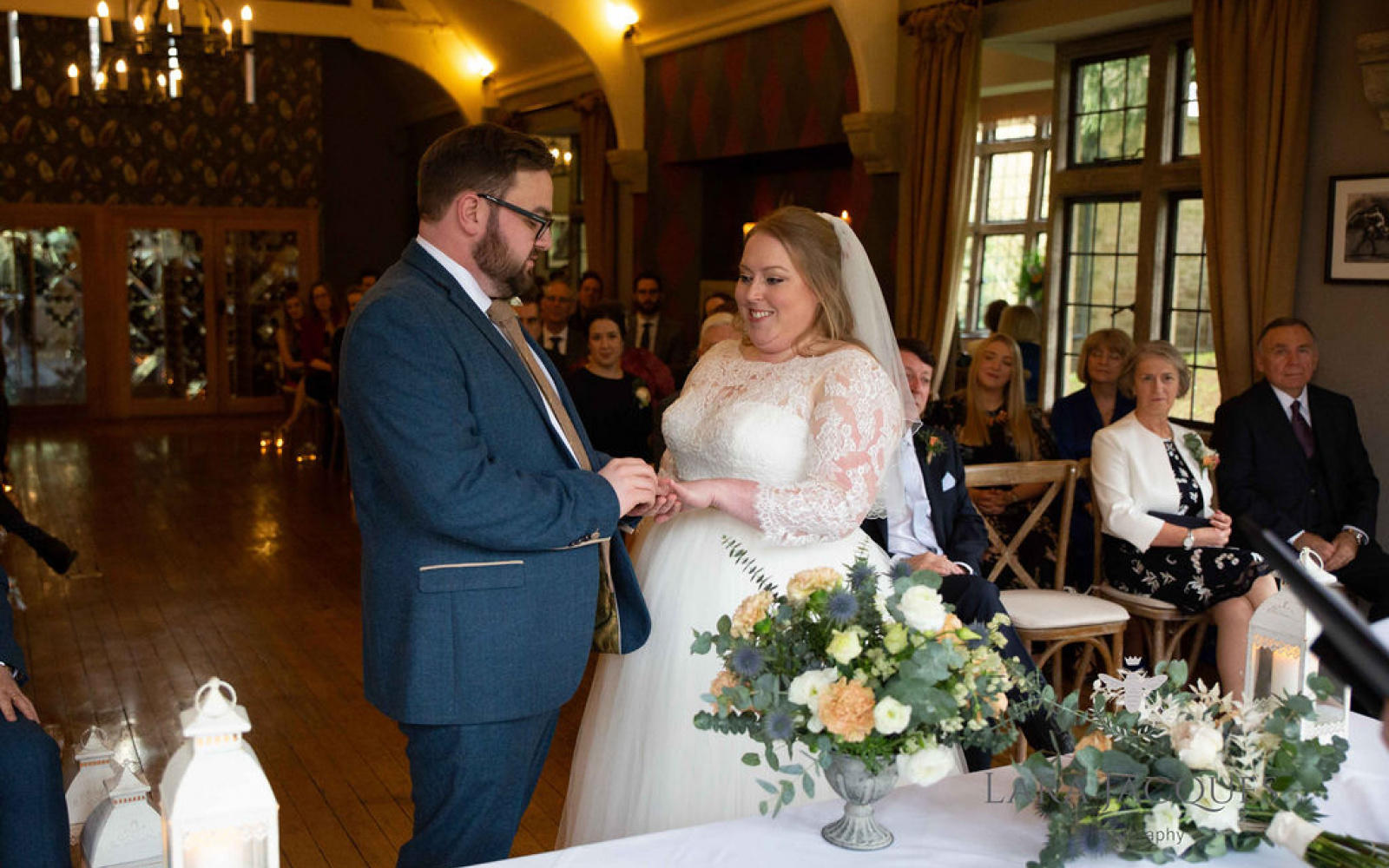 Posey Rose Florist Real Wedding Hare & Hounds Tetbury whimsical natural flowers