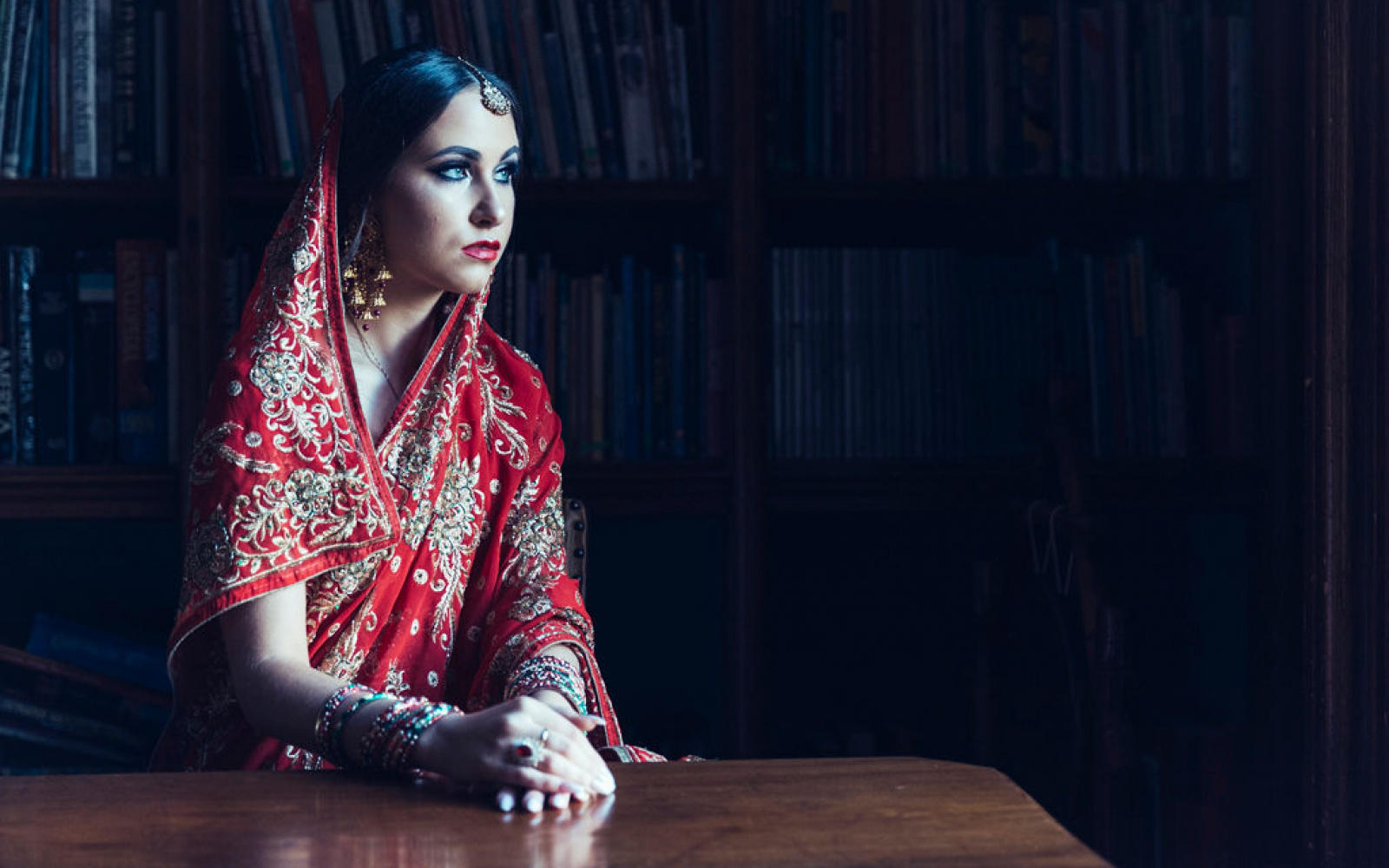 Asian Bridal Wedding Photo Shoot Grittleton House Georgia Powell Hair & Makeup