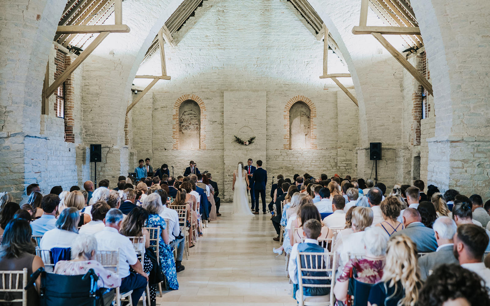 Maple and Fleur Photography Real Wedding Tithe Barn Petersfield Christian Ceremony