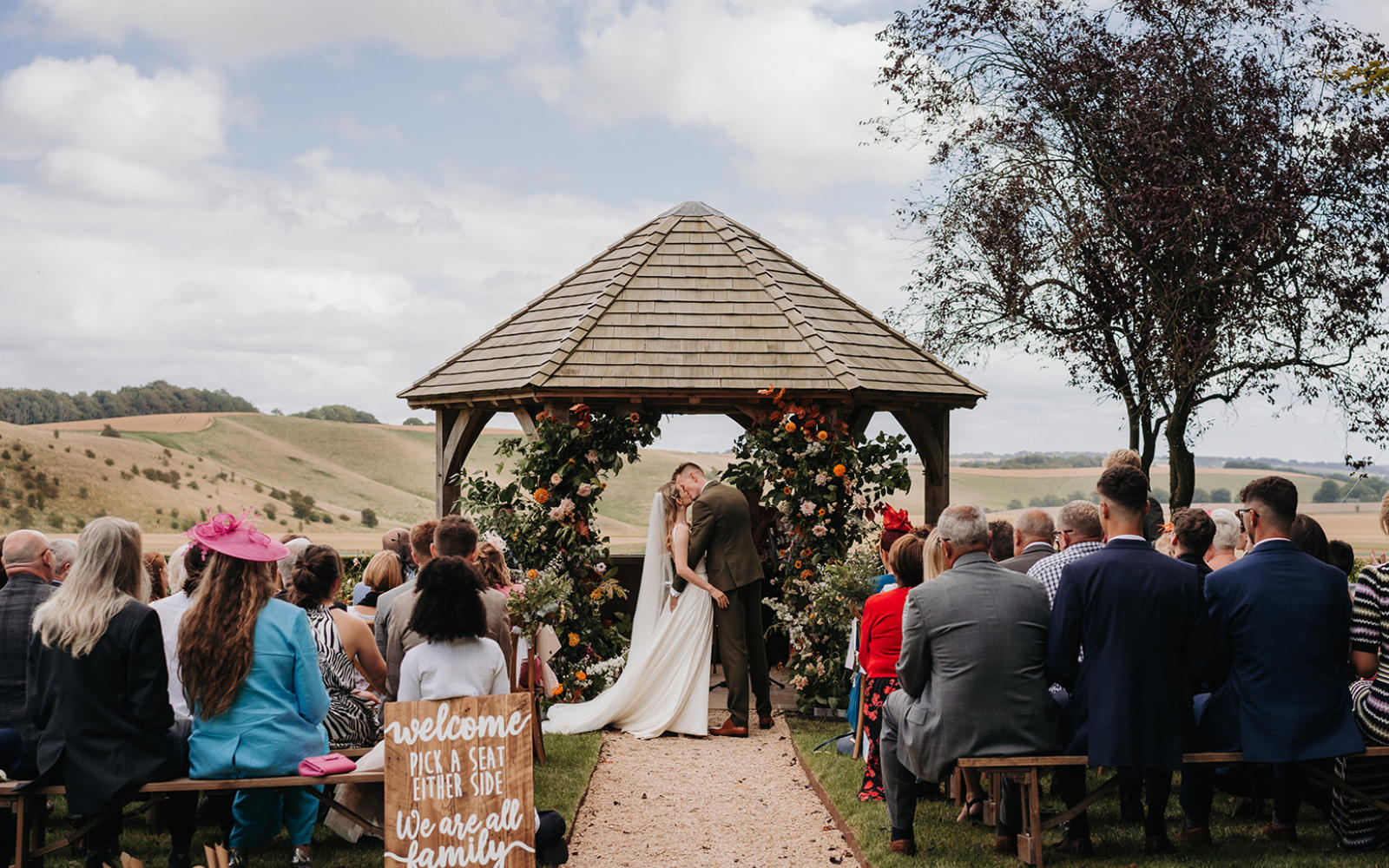 Lauren & Arthur's beautiful wedding at The Ridgeway Barns, Wiltshire