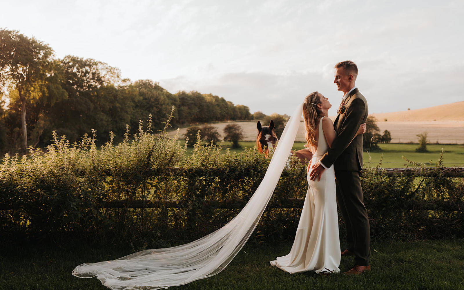 Lauren & Arthur's beautiful wedding at The Ridgeway Barns, Wiltshire