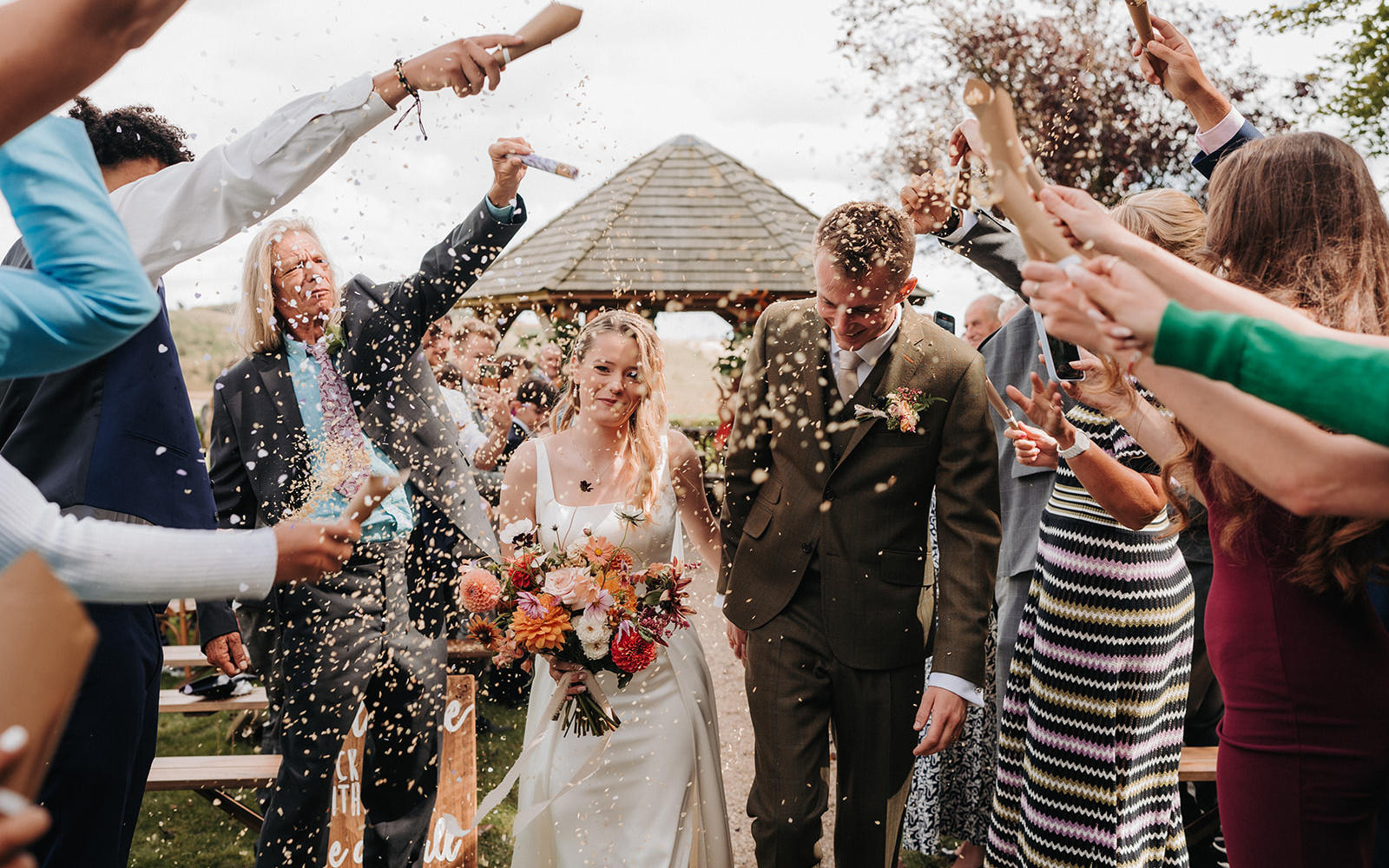 Lauren & Arthur's beautiful wedding at The Ridgeway Barns, Wiltshire