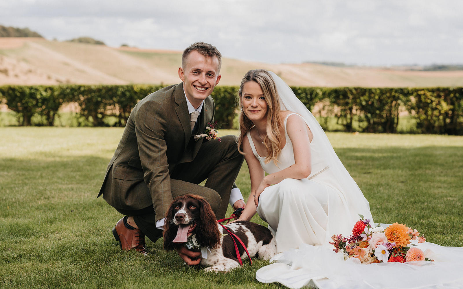 Lauren & Arthur's beautiful wedding at The Ridgeway Barns, Wiltshire