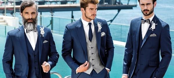 Whitewed Directory from the professionals blog Groomswear trends Tuxedo Junction Gloucester Cirencester Garry Andrew Suit Hire Swindon navy morning suit grey waistcoat 