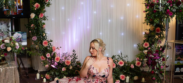 From the professionals blog on What's new to the wedding market in 2019 florist The Floral Studio and Photographer Copper and Blossom Wiltshire bridal gown