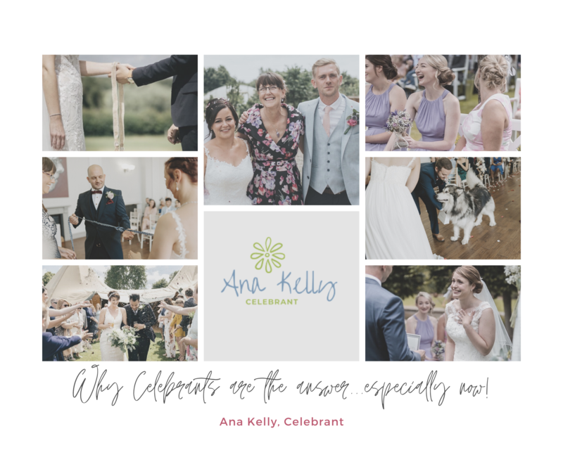 Celebrant wedding covid coronavirus get married any day Ana Kelly