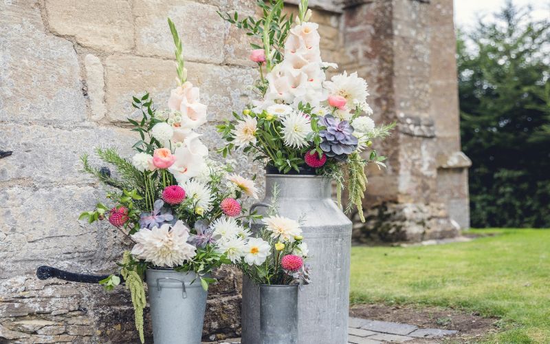 From the professionals blog on Eco-friendly weddings catering and florist Vaughan's Kitchen and Corky and Prince Swindon Wiltshire wedding flowers