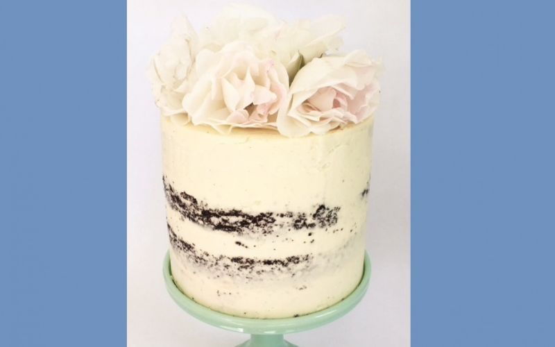 Whitewed Directory Approved Cake Designer Forget Me Not Bakery Swindon Wiltshire single tier