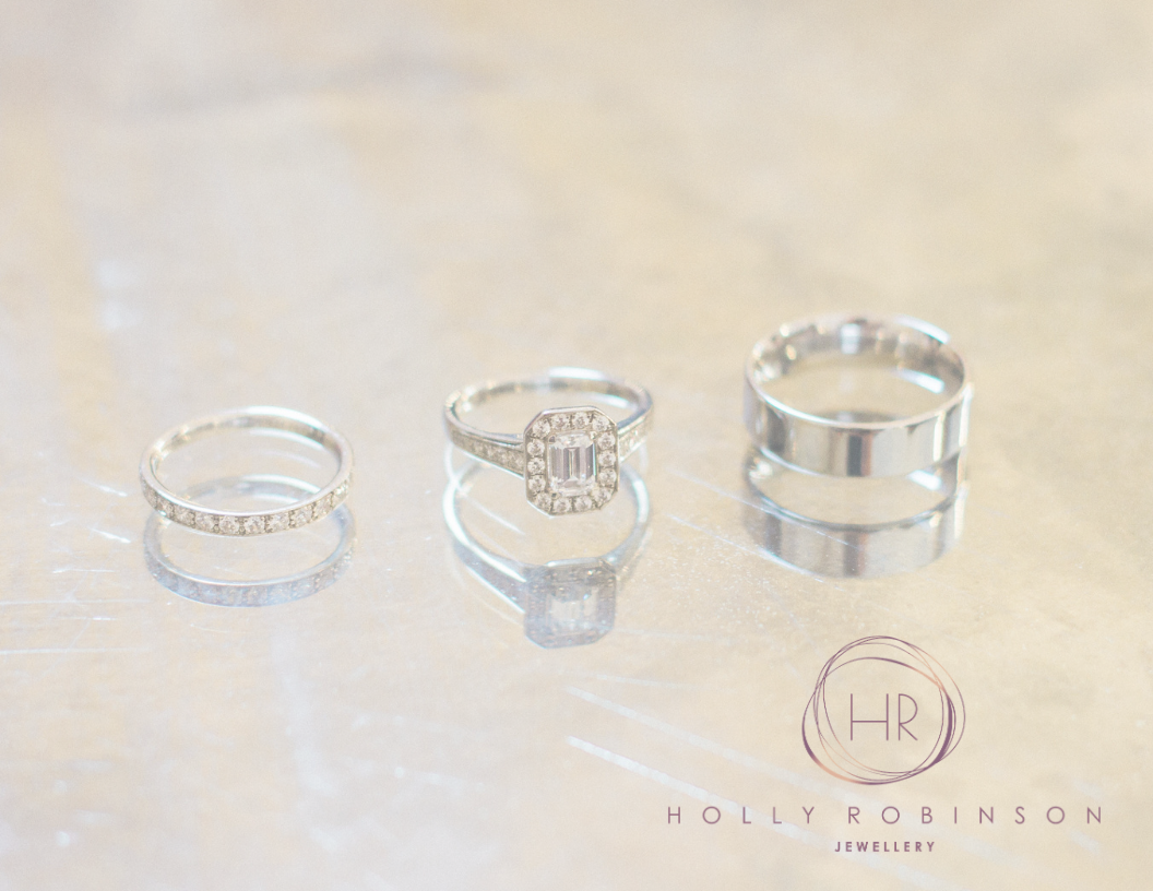 Whitewed Directory Supplier of the Month blog November 2019 Holly Robinson Jewellery Swindon Wiltshire bespoke jewellery engagements wedding and eternity rings individually sourced diamonds precious gemstones groom wedding band 