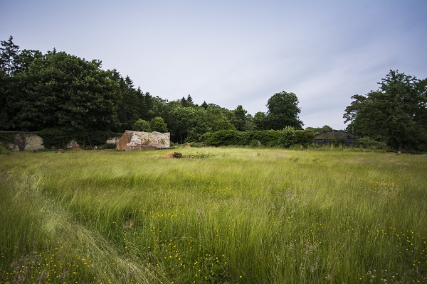 Syrencot Wiltshire near Salisbury Exclusive use secluded bespoke and brand new wedding venue for ceremony and reception prior to renovations the glasshouse 