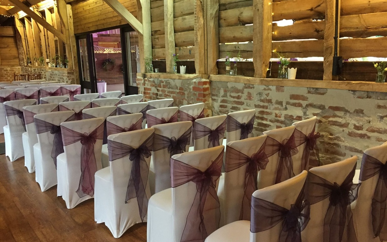 March supplier of the month Whitewed directory blog Niche Events Luxury Affordable Venue styling barn setting chair covers