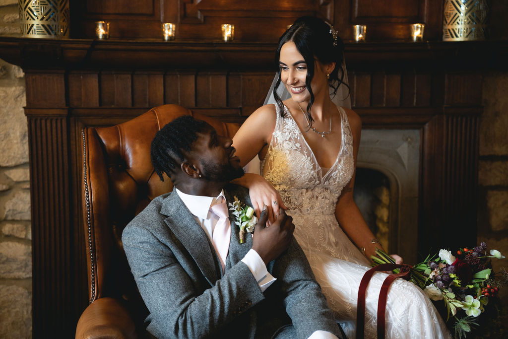 Embrace the Warmth of Love: Cozy Wedding at The Old Lodge